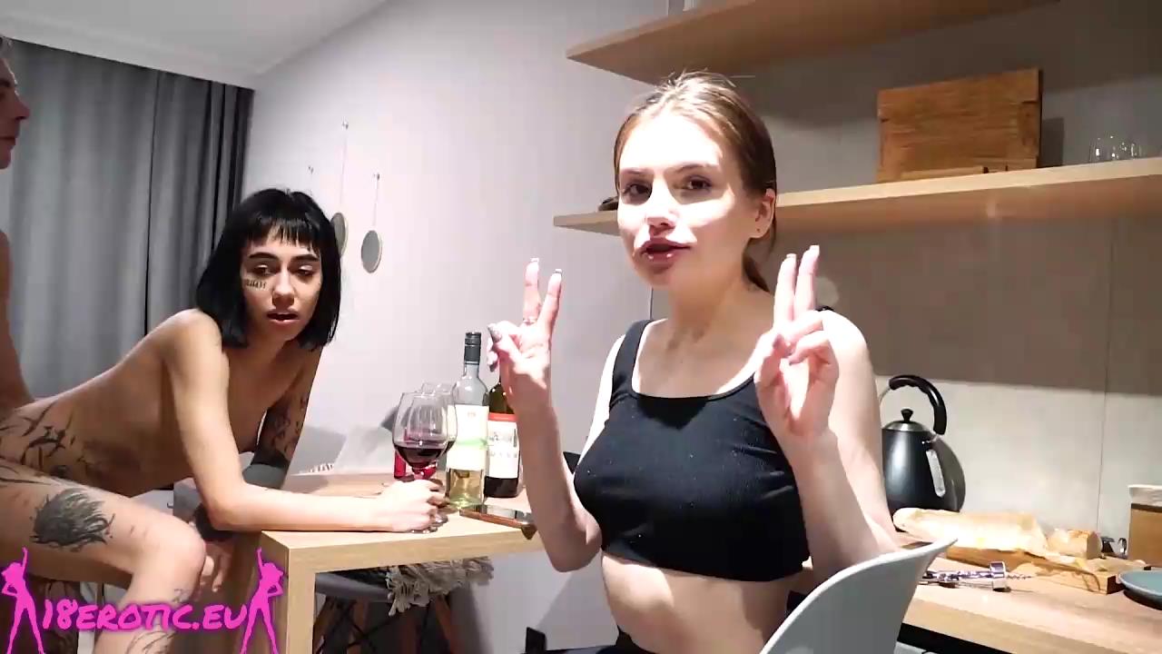 Real student orgy with 3 girls - squirting and pissing on girl - Lika Clarke & Amanda Clarke & Milka